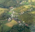 Letecky pohled na kamenec